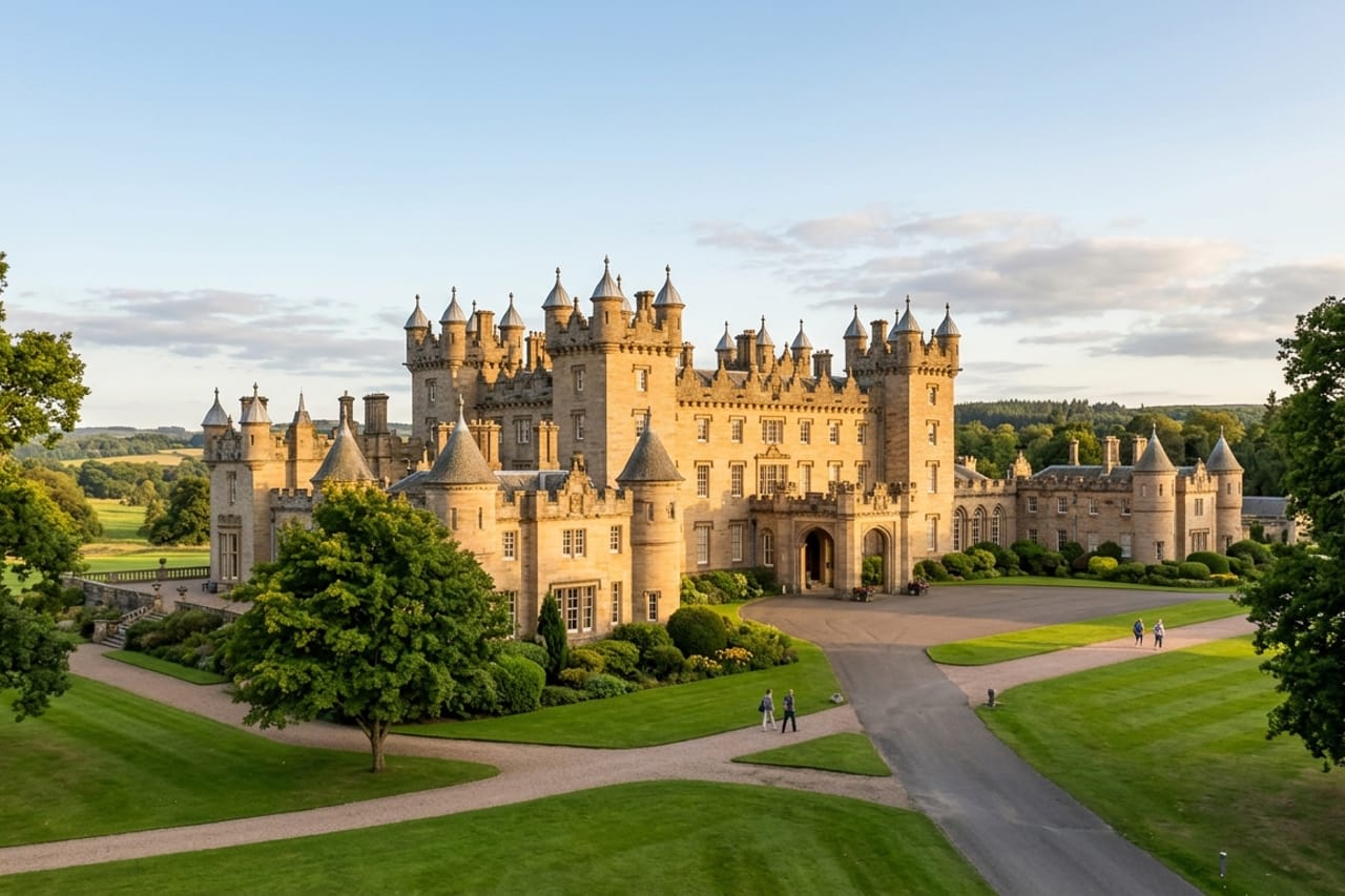 Floors Castle in the Scottish Borders